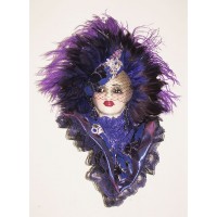 Unique Creations Limited Edition Lady Face Mask Wall Decor Wall Hanging    253791338048